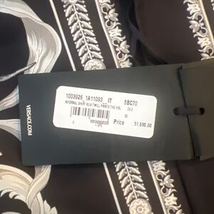 SILK VERSACE SHORT SET WITH SILK SHIRT AND SHORTS